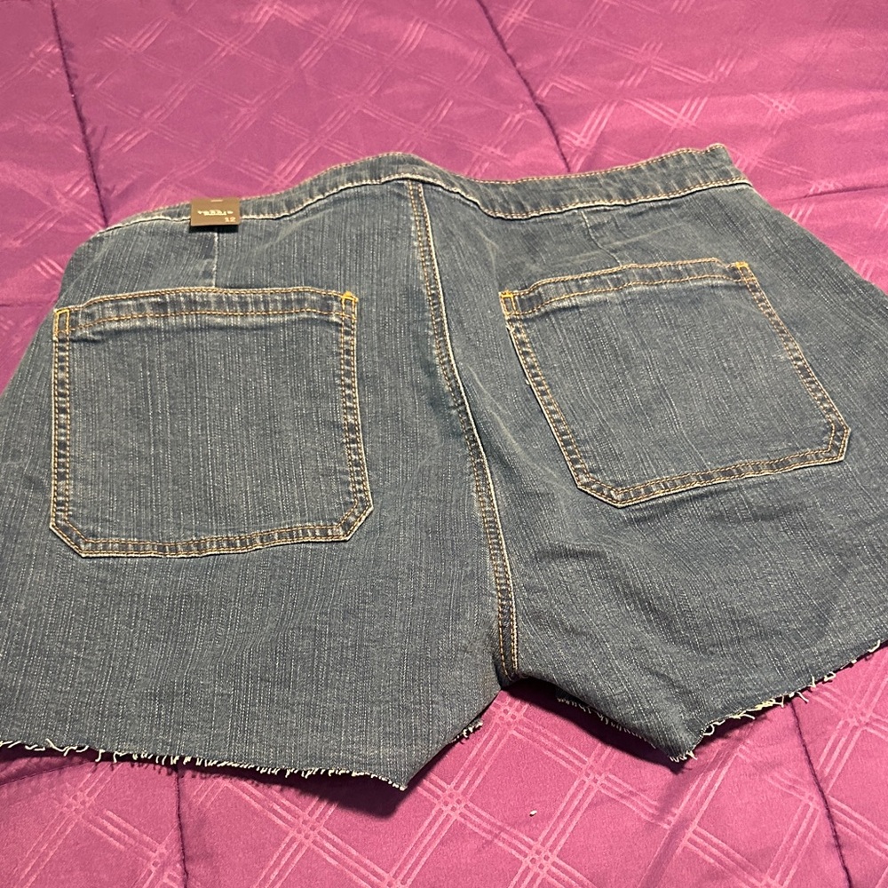 Torrid Gray Denim Skort - Picture 3 of 3